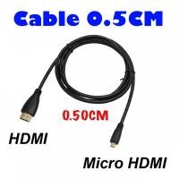 ราคา Micro HDMI To HDMI-เข้ากันได้กับ Micro HDMI Cabel Audio Video V1.4 M/M 1080P 1440P สำหรับ HDTV PS3 Xbox 3D HD TV D 0.5CM (27370722863)