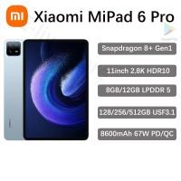 ราคา Global ROM Xiaomi Pad 6 Pro 11 นิ้วแท็บเล็ตพีซี 8GB Ram 128GB Rom Snapdragon 8+ Gen 1 67W Fast Charger 2.8K หน้าจอ LCD MiPad 6 Pro 8600mAh (51158305055)