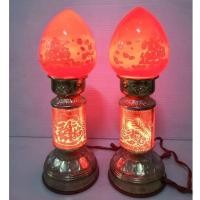 ราคา เชิงเทียนไฟฟ้า ดอกบัวตูม LED โคมไฟ โคมดอกบัวไฟฟ้า ไหว้พระ ไหว้เจ้า สูง 10 นิ้ว (ต่อคู่) (15394438296)