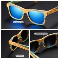 ราคา ❤ GM Fashion - Bamboo Wood Polarized Sunglasses For Men And Women, New Designer Brand, UV 400 Col (24729726747)