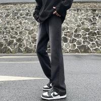 ราคา Micro-Flap Jeans Gradient American Retro Jeans Men Street Wear Fashion Lazy Youth Pants (49162052434)