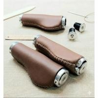 ราคา ปลอกแฮนด์จักรยานแบบพักมือหนังแท้ งาน handmade วินเทจ (41128831593)