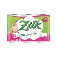 ราคา ซิลค์ จัมโบ้กระดาษชำระ Zilk Jumbo Toilet Paper 6Pcs. (47859562066)