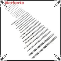 ราคา NORBORTO ดอกสว่าน Micro Twist ขนาด 0.5-3 มม. Twist Design ดอกสว่าน HSS, Precision Straight Shank HSS วัสดุก้านตรงดอกสว่านซ่อมนาฬิกา (51061373521)