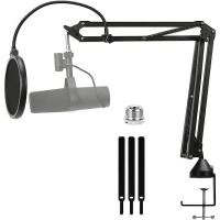 ราคา Shure SM7B Boom Arm Heavy Duty Shure SM7B Stand, Suspension Mic Boom Arm Scissor ใช้งานร่วมกับ Shure Sm7b ไมโครโฟน (56907360003)