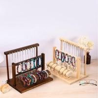 ราคา เครื่องประดับยืนแสดงแสงหรูหราการจัดเก็บสร้อยคอสร้อยข้อมือไม้เนื้อแข็งตลาดกลางคืนแผงลอยสร้อยข้อมือนาฬิกาสไตล์โบราณออกแบบเครื (40429573108)