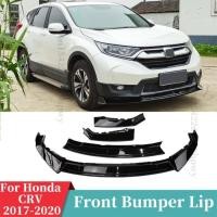 ราคา Front Bumper Lip Chin Body Kit Guard Diffuser Spoiler Deflector Carbon Fiber Look Styling For Honda (47305530669)