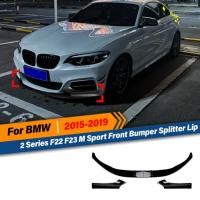 ราคา For BMW 2 Series F22 F23 220i 220d 230i M240i M Sport 2015 2016 2017 2018 2019 Front Bumper Splitte (53404156265)