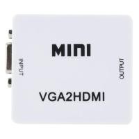 ราคา VGA2HDMI ตัวแปลง Mini กล่องแปลง หัวแปลงวีจีเอ เอชดีเอ็มไอ 1080p To AV VGA Converter ออกใบกำกับภาษีได้ (57907327576)