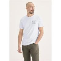 ราคา Dockers Mens Graphic Tee Chromatic Sailbottle Graphic Tee Lucent White (Multi) A1103-0337 (43865409316)