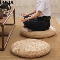 ราคา บอร์เด เสื่อถักเปียฟาง,หนารอบฟางทอผ้าเบาะรองนั่ง,ทนทานแฮนด์เมดธรรมชาติสไตล์ญี่ปุ่นพื้นฟูกเสื่อทาทามิ (53710990592)