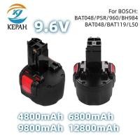 ราคา NI-MH แบตเตอรี่เครื่องมือไฟฟ้าแบบชาร์จได้ ขนาด 9.6V 4800/6800/9800/12800mAh สำหรับ Bosch PSR 960 BH9 (49901262978)