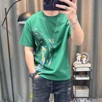 ราคา เสื้อยืดผู้ชายแขนสั้น สไตล์ใหม่ ระดับไฮเอนด์ จากผ้าฝ้ายแท้ พิมพ์ลายสวยงาม ใส่สบายสำหรับฤดูร้อน (43930079370)