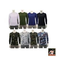 ราคา เสื้อยืดทหารแขนยาว คอกลม ( ผ้านาโน ) สีดำ กรมท่า ลายพราง ทหารบก ทหารเรือ ทหารอากาศ (LNO) ใส่สบาย (46707446762)