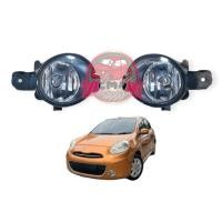 ราคา โคมไฟ ไฟตัดหมอก สปอร์ทไลท์ NISSAN MARCH นิสสัน มาร์ช 2010 2011 2012 2013 (24665328143)