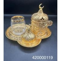 ราคา ชุดแก้วกาแฟตุรกีสีทอง 1 person (24977175759)