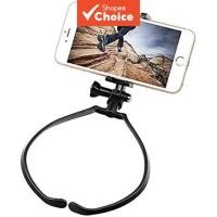 ราคา แขวนคอขาตั้งโทรศัพท์แฮนด์ฟรีสากลสวมใส่ขาตั้งกล้องสําหรับ GoPro Video Selfie Stick Holder (41351427122)