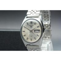 ราคา 1987 [Exc+5] Seiko 5 6119-7020 Silver Day Date 35mm Automatic Wind Men's Watch (57759108821)