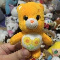 ราคา หมี Carebears แคร์แบร์ สีเหลือง ท้องลายดอกไม้ ป้ายชัด ตาแก้ว (11323831868)