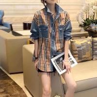 ราคา เชิ้ตBurberry แต่งแขนยีนส์ (20372931558)
