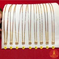 ราคา สร้อยคอทองสามกษัตริย์ 3k ความยาว 16 นิ้ว ลายโซ่ กระดูกงู ผ่าหวาย ไข่ปลา เบนซ์ บิดเกลียว งานชุบ แฟชั่น ดีไซน์สวย พร้อมส่ง (27027053585)