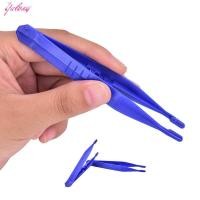 ราคา [Yulong] 10 ชิ้นทิ้งทางการแพทย์ First Aid Tweezer แหนบพลาสติกขนาดเล็ก Blue VN (49660728581)