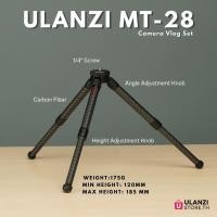 ราคา Ulanzi MT28 Carbon Fiber Desktop Tripod ขาตั้งกล้อง วัสดุคาร์บอนไฟเบอร์แท้ แข็งแรง น้ำหนักเบา (24416399453)