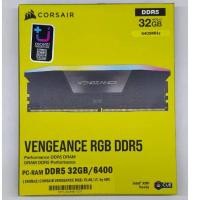 ราคา RAM PC 32GB (16GBx2) DDR5 6400MHz (หน่วยความจำ) CORSAIR VENGEANCE RGB DDR5 (INTEL XMP) (44652293643)