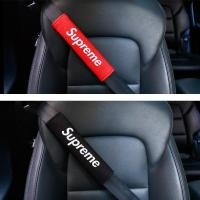 ราคา 1pc Supreme ปลอกหุ้มเข็มขัดนิรภัยรถยนต์ (20659114071)
