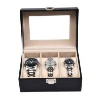 ราคา Watch Box กล่องนาฬิกา 12 เรือน ฝากระจก – Black (4968817156)