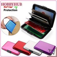 ราคา HOBBYHUB RFID กระเป๋าสตางค์อลูมิเนียม RFID Blocking ผู้ชายผู้หญิงโลหะ ID Card (47512135708)