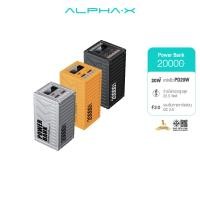 ราคา ALPHA·X ALP20-08PD Powerbank 20000mAh Fast Charging PD20W I QC3.0 จ่ายไฟ Type-C หน้าจอ LED รับประกัน 1 ปี (22180612986)