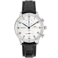 ราคา IWC IWC Portugal Chronograph Automatic Mechanical Watch Male IW371446เข็มสีน้ําเงินโปรตุเกส (56362039098)