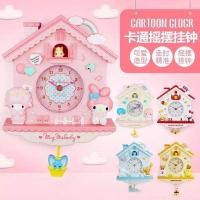 ราคา HelloKitty Gemini Dedicated การ์ตูนน่ารัก Melody นาฬิกาพุดดิ้งนาฬิกาแขวนนาฬิกาตกแต่งห้อง r (56407567152)