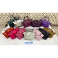 ราคา COACH แท้ % SMALL KELSEY SATCHEL IN PEBBLE LEATHER กระเป๋าโคชทรงพัด 13" (3689177240)