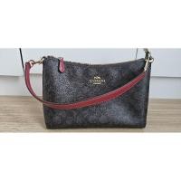 ราคา กระเป๋า coach มือสอง สภาพดี Coach F85696 Lewis Shoulder Bag in signature canva (29863534256)