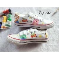 ราคา รองเท้าผ้าใบเพ้นท์ลาย Toy story สุดเท่ห์ไม่ซ้ำใคร!! งานเพ้นท์มือ (25833503270)
