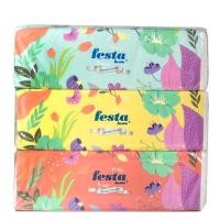 ราคา [สินค้าส่งด่วน] เฟสต้ากระดาษเช็ดหน้าซอฟแพค 150แผ่น แพ็ค3 FESTA FACIAL TISSUES SOFT PACK150S PACK3 (41231628473)
