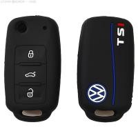 ราคา 【2015 -2025】 เหมาะสำหรับ Volkswagen Bora TSI สามปุ่มพับซิลิโคนกรณี Sharan POLO Lavida Scirocco รถ K (53254349391)