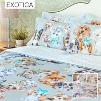 ราคา EXOTICA รุ่น Pup Society ชุดผ้าปูที่นอนรัดมุม + ปลอกหมอน ขนาด 6 / 5 / 3.5 ฟุต (10079006196)