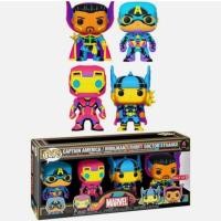 ราคา Funko Pop! Marvel Avengers - Captain , America ,Thor ,Iron Man , Dr Strange (Blacklight) (51555906169)