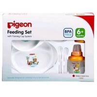 ราคา ชุดให้อาหาร PIGEON พร้อมถ้วยหัดดื่ม Magmag / แพ็คเกจป้อนอาหารและถ้วยดื่มของทารก (44561948708)
