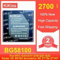 ราคา Rechargeble แบตเตอรี่โทรศัพท์มือถือ BG58100 สําหรับ HTC G14 G17 G18 G21 G22 Radar 4G S610d Sensation XE Z710e Z710T Z715E (54062152201)
