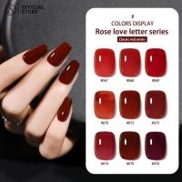 ราคา สีเจล ยาทาเล็บเจล น้ําแข็งโปร่งใส ไวน์แดงบริสุทธิ์ เจลยาทาเล็บ เจลทาเล็บติดทนนาน (28263667982)