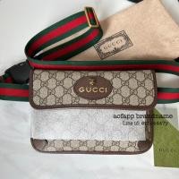 ราคา ของแท้ Gucci Neo GG Supreme belt bag น้ำตาล (12756876790)