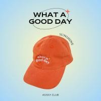 ราคา (ส่งต่อ199฿) หมวกแก๊ป what a good day by asissy.club☁️☀️ (43112297240)