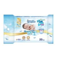 ราคา มามี่โพโค ทิชชูเปียกพรีเมียมซอฟท์ MamyPoko Premium Soft Wipes 20Sheet (54009445125)