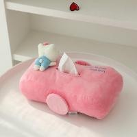 ราคา กล่องทิชชู่คิตตี้น่ารักกล่องทิชชู่ตุ๊กตาห้องนั่งเล่นศึกษาหอพักเก็บกล่องกระดาษการ์ตูนตุ๊กตารถ (40430611398)