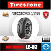 ราคา (ส่งฟรี) Firestone 215/70R15 รุ่น DESTINATION LE02 (1เส้น) ยางใหม่ ผลิตปี2025 สินค้ามีรับประกันจากโรงงาน 215 70R15 (19751797019)