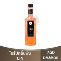ราคา ลิน ไซรัป น้ำเชื่อมกลิ่นพีช 750 มิลลิลิตร Lin Peach Premium Flavoured Syrup 750 ml. (19385579254)